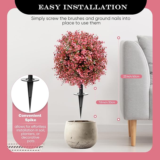 Artificial Topiary Bushes for Outdoors - Image 4