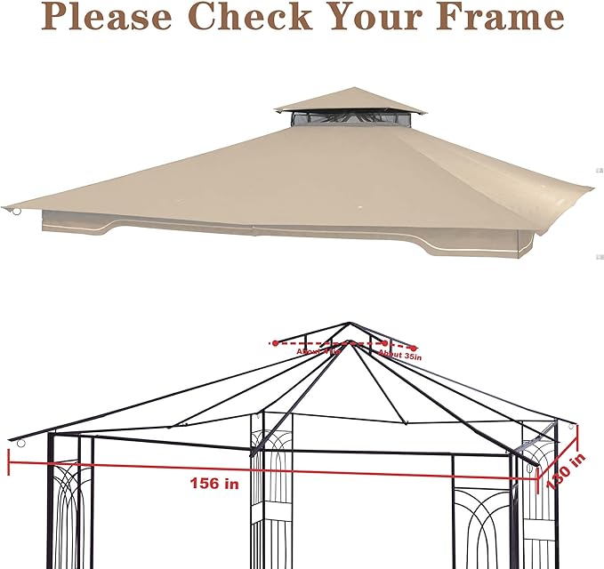 SCOCANOPY Replacement Gazebo Canopy - Image 4