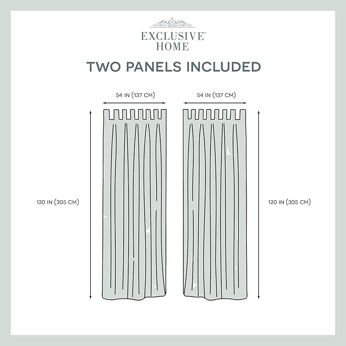 EXCLUSIVE HOME Cabana Solid Indoor/Outdoor Light Filtering Hook-and-Loop Tab - Image 4
