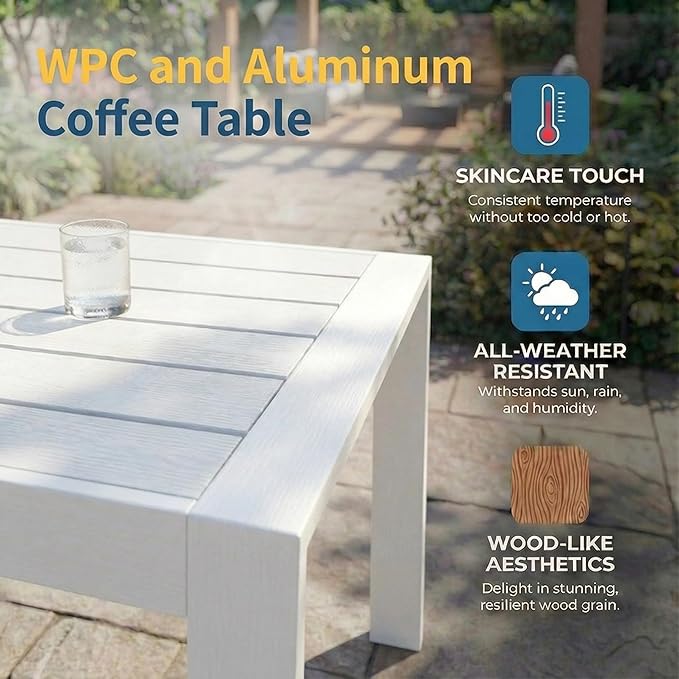 Solaste Aluminum Patio Furniture Set - Image 7