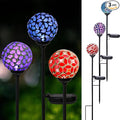 Afirst Solar Lights Outdoor Decorative Solar Mosaic Garden Stakes Decorative by Afirst