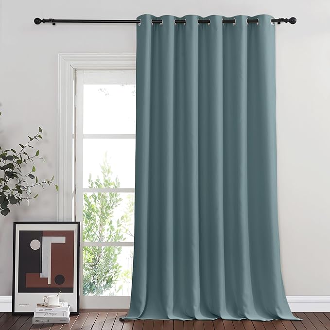 NICETOWN Blackout Sliding Glass Door Curtains, Room Darkening Thermal Insulated - Image 8