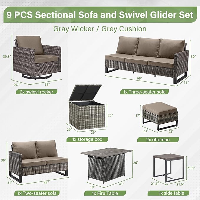 Belord Outdoor Sectional Sofa - Image 2