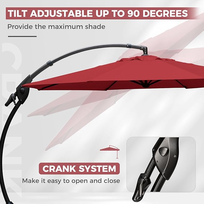 Grand patio 11FT Cantilever Umbrella - Image 5