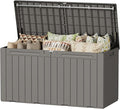Devoko 100 Gallon Outdoor Storage Box, Waterproof Resin Deck Box by DEVOKO