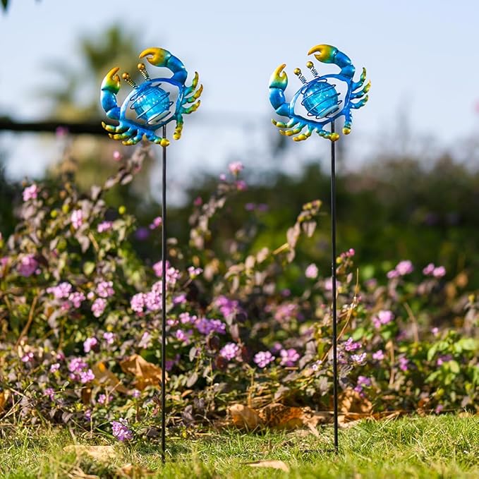 Outdoor Garden Solar Lights, Crab Outdoor Figurine Lights - Image 6