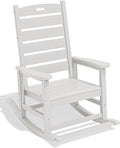 SERWALL HDPE Outdoor Rocking Chair, Oversized Rocking Chair by SERWALL