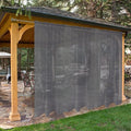 SpaceDresser Waterproof Outdoor Sheer Curtains by SpaceDresser