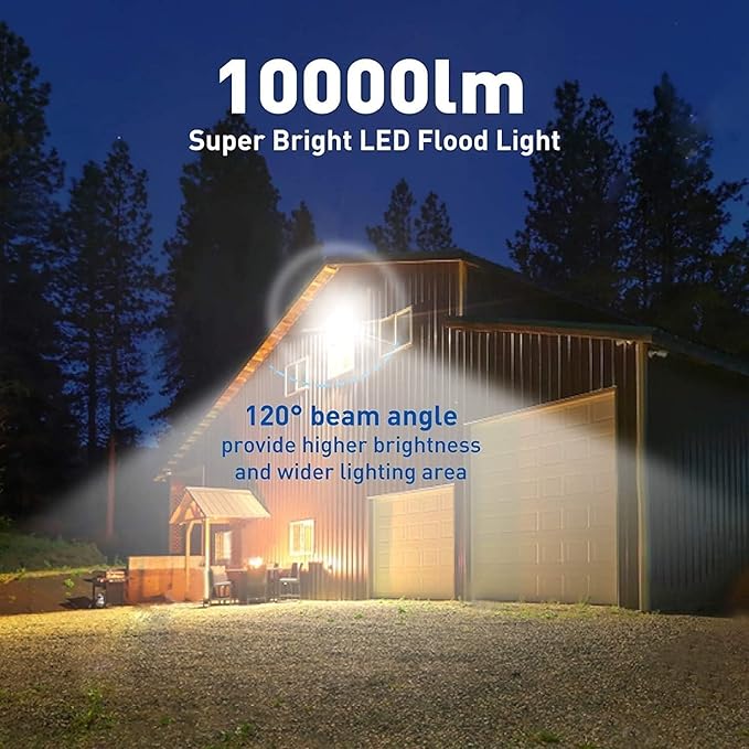 4Pack LED Flood Light Outdoor, 50W LED Work Light 5500lm - Image 3