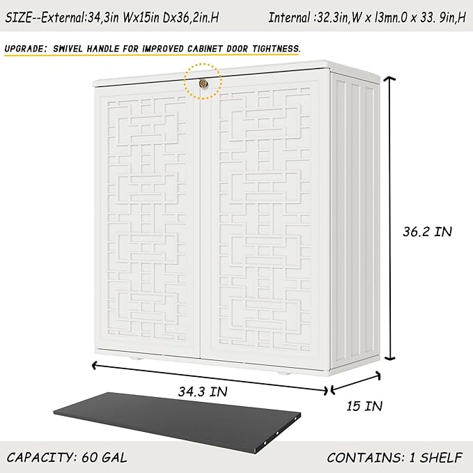 Indoor Outdoor Storage Cabinet Waterproof - Image 4