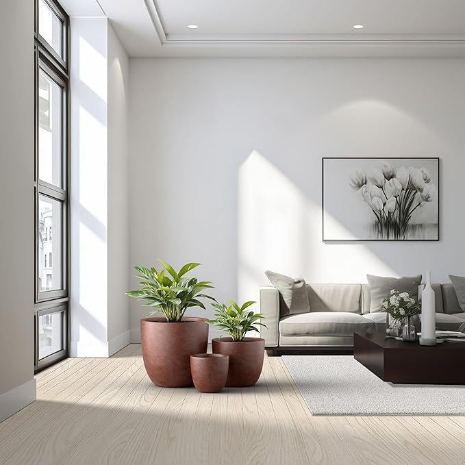 Kante 18", Outdoor Indoor Large Planter Pots - Image 3