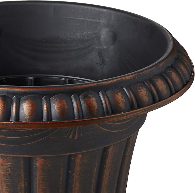 Arcadia Garden Products PL20CP Classic Traditional Plastic Urn Planter - Image 3