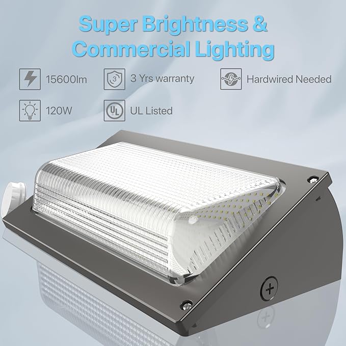 HYPERLITE LED Wall Pack Light: 120W Wall Pack LED Exterior Light - Image 8