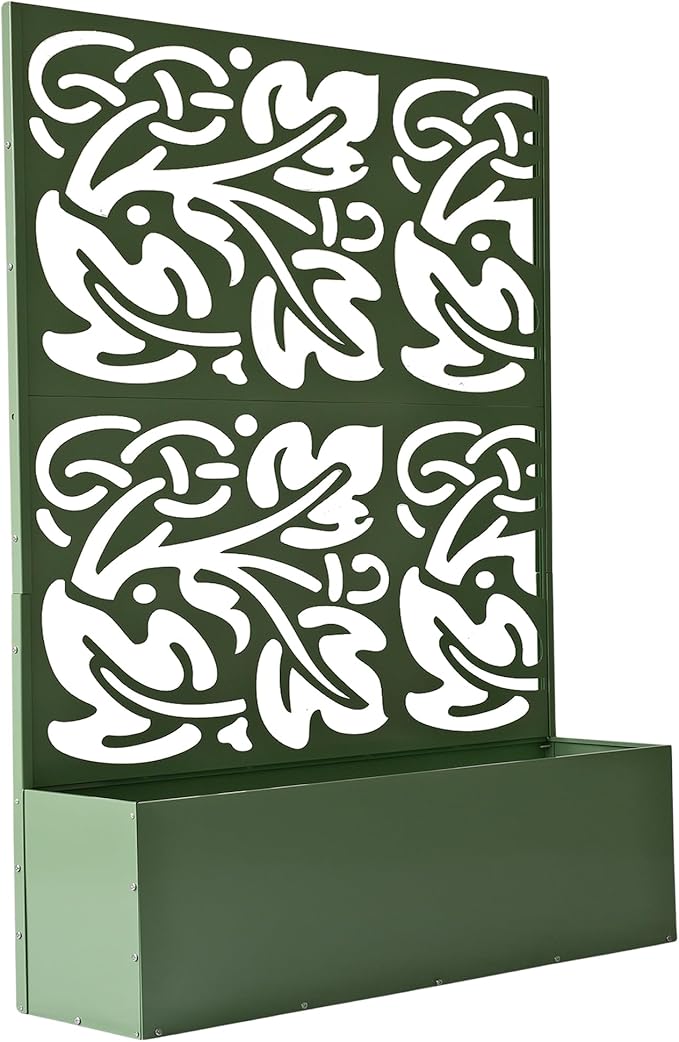 Oakland Living 6 ft. X 4 ft. Green Freestanding Metal Privacy Screen Room by Oakland+Living