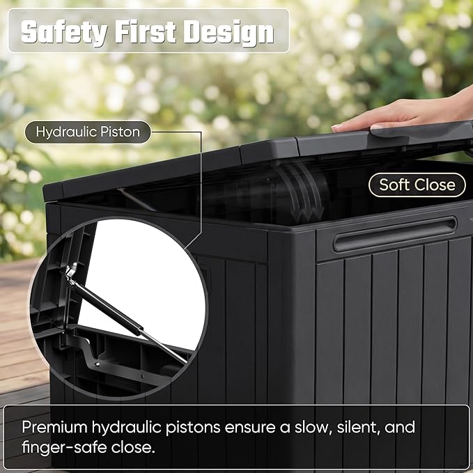 Greesum 110 Gallon Outdoor Storage Box - Image 4