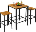 Devoko Acacia Wood Outdoor Patio Bar Set by DEVOKO