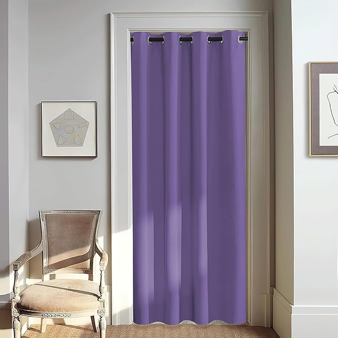 NICETOWN Door Curtain for Closet Doors 80 Inches Long 1 Panel, Room Divider by NICETOWN