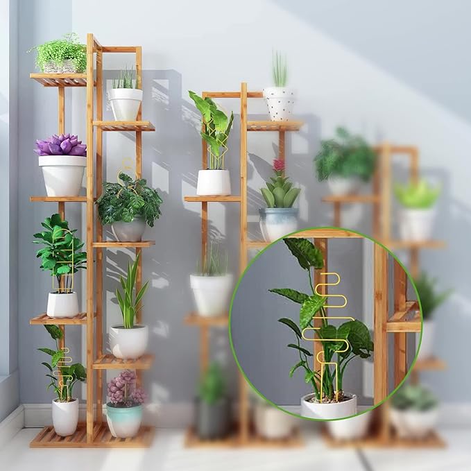 4 Pcs Mini Metal Trellis for Potted Plants, Climbing Support Stake for - Image 5
