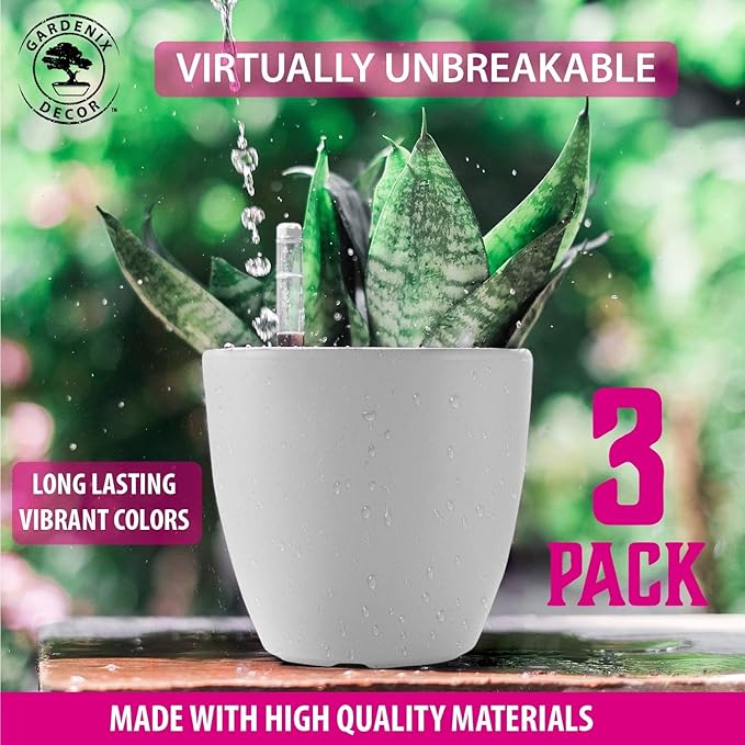 GARDENIX DECOR Self Watering Pots - Image 3