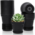 T4U 4 Inch Plant Pots 18-Pack, Small Flower Pots by T4U