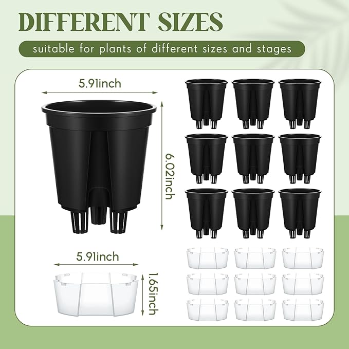 Self Watering Pots for Indoor Plants - Image 2