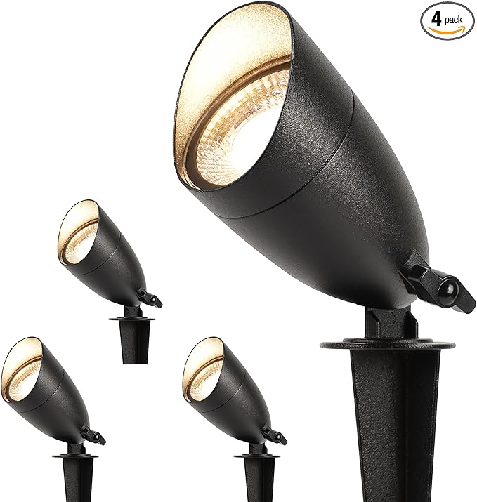 LUTEC 12V Low Voltage Landscape Lighting, Die-cast Aluminum Spot Lights by LUTEC