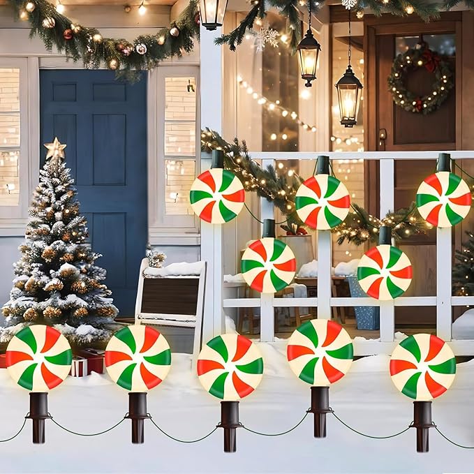 Ultimate Unicorn Christmas Lollipop Pathway Lights by UltimateUnicorn