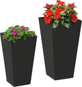 Outsunny 2-Pack Outdoor Planter Set, Flower Pots by Outsunny