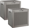 Outdoor Storage Box, Resin Deck Boxes Indoor and outdoor, Waterproof Storage by NBYSGO