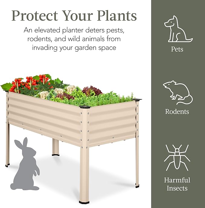 Best Choice Products 48x24x30in Galvanized Raised Garden Bed, Metal Elevated - Image 6