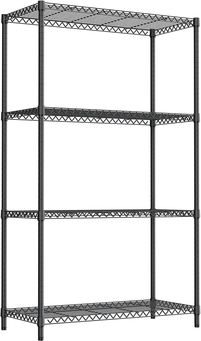 2400LBS 35.5" W Standing Shelf Units Wire Rust-Proof Outdoor Storage Shelving - Image 6