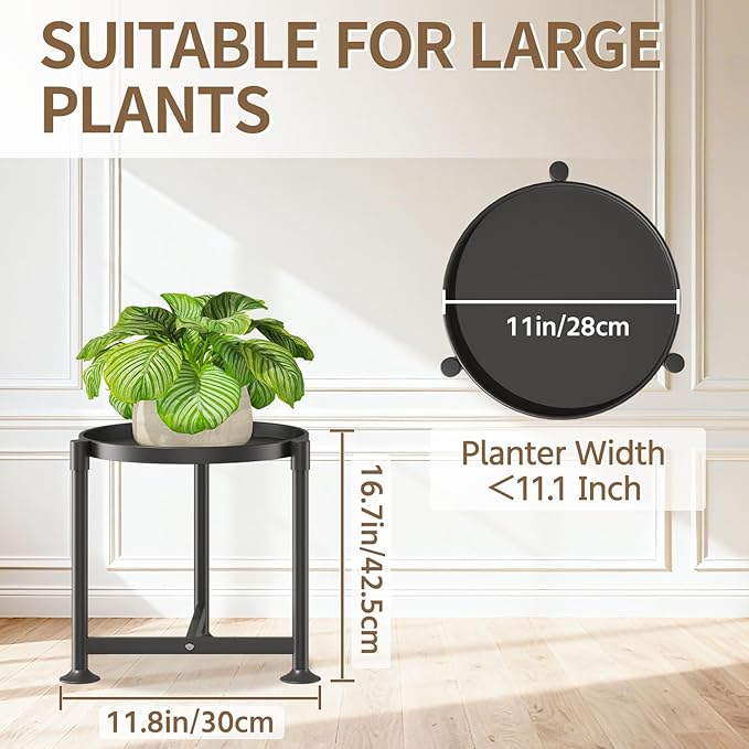 LASZOLA Black Plant Stand Indoor - Image 6