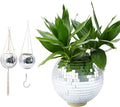 Disco Ball Planter, Disco Ball Plant Hanger by FGBNM
