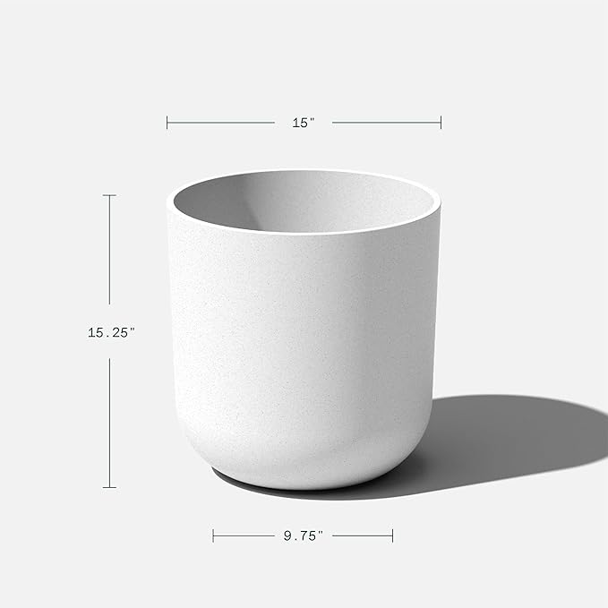 Veradek Round Lima Plastic Planter Pots - Image 3