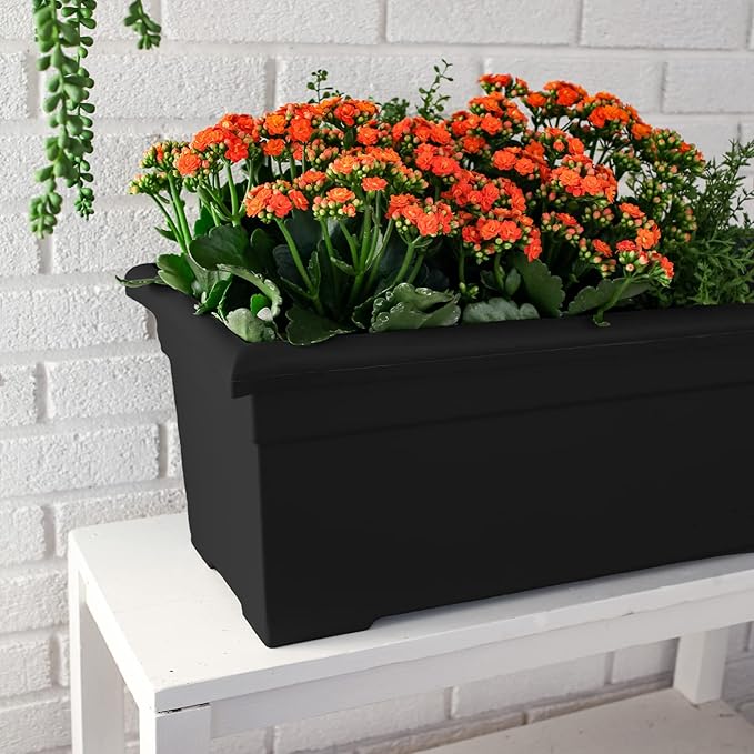 The HC Companies 28 Inch Romana Planter Box - Image 2