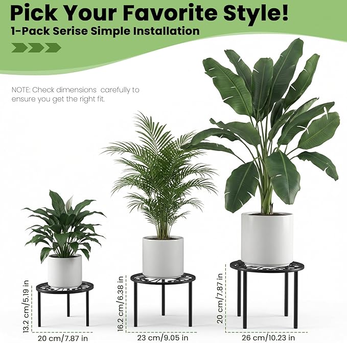 TOSKING Heavy Duty Metal Plant Stand - Image 8