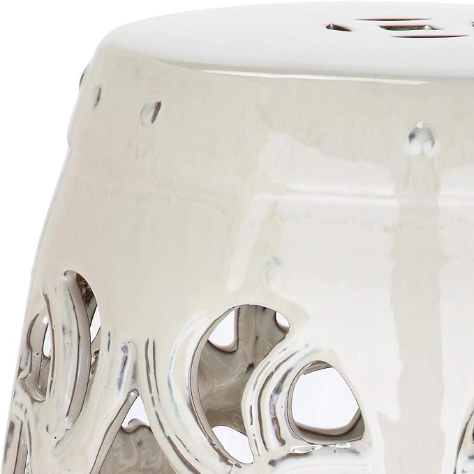 Safavieh Imperial Vine Ceramic Decorative Garden Stool - Image 2
