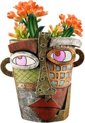Abstract Face Planters Pots Head, Unique Head Planter by Midogaigai