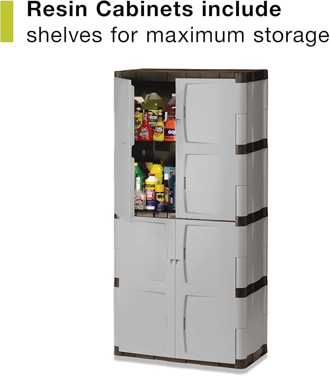 Rubbermaid Freestanding Storage Cabinet Five Shelf - Image 3