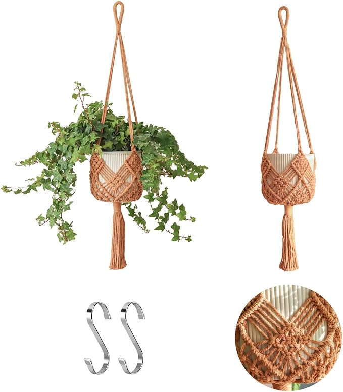 Hanging Planter with Patterns - Image 2