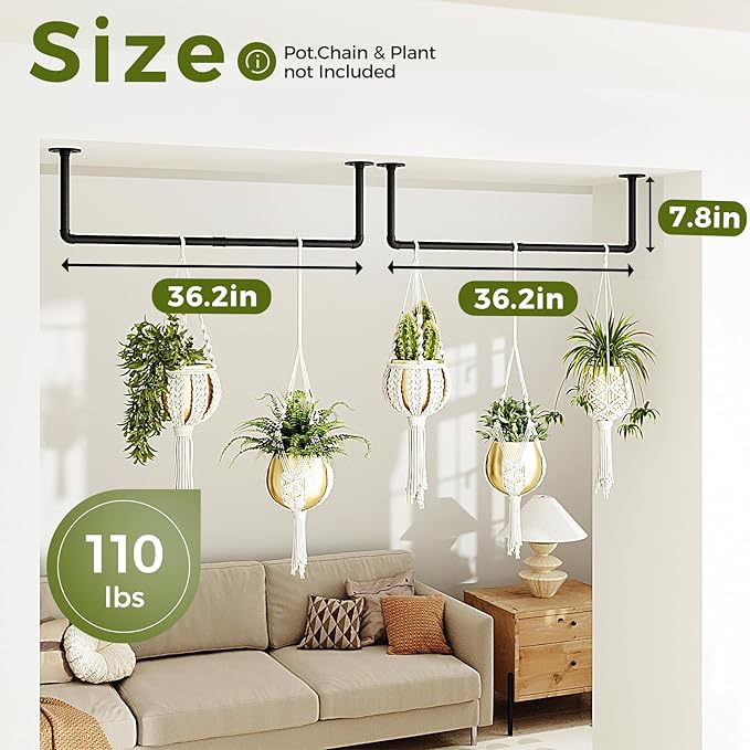 Bamworld 36.2" Hanging Planters 2PCS - Image 4