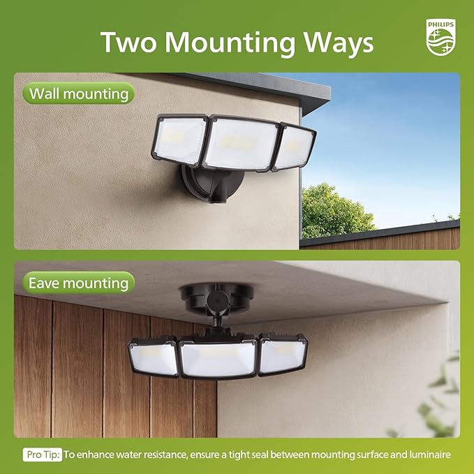 Philips 72W 7400LM LED Flood Lights Outdoor, Switch Controlled Aluminum - Image 5
