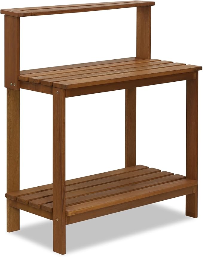 Furinno FG17478 Tioman Outdoor Patio Furniture Hardwood Potting Bench - Image 5