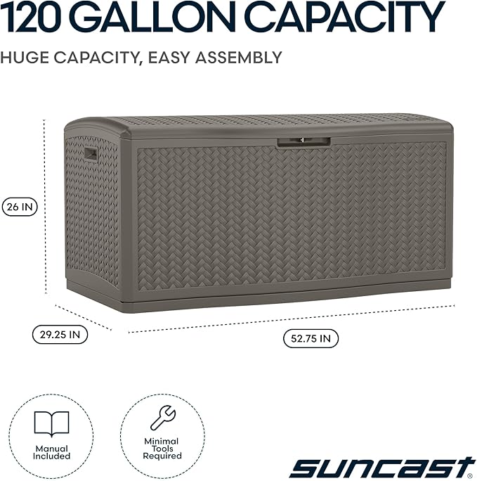 Suncast Extra Large Deck Box - Image 4