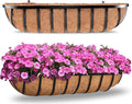 2pcs 30' Planter, Metal Window Box by LAWYAMAI