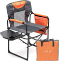 SUNNYFEEL Camping Directors Chair, Heavy Duty, Oversized Portable Folding Chair by SunnyFeelCamping