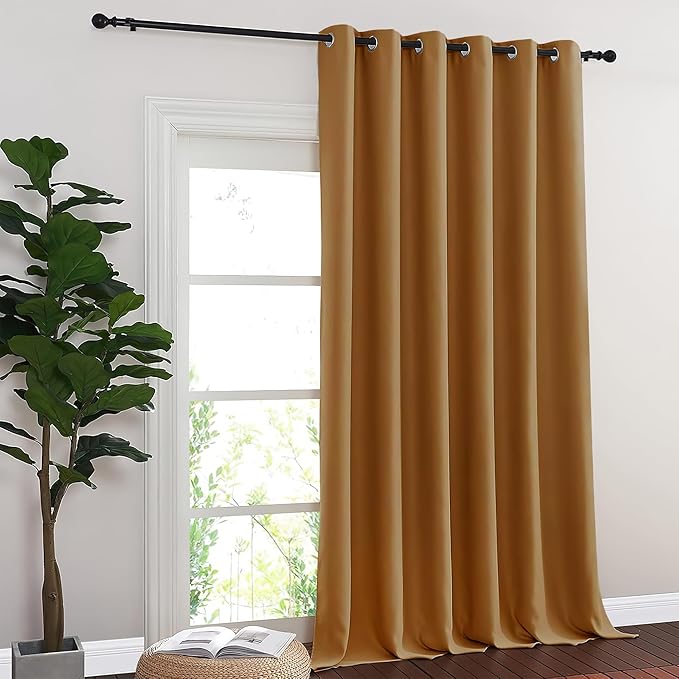 NICETOWN Sliding Door Curtain 108 Inches Long - Image 8