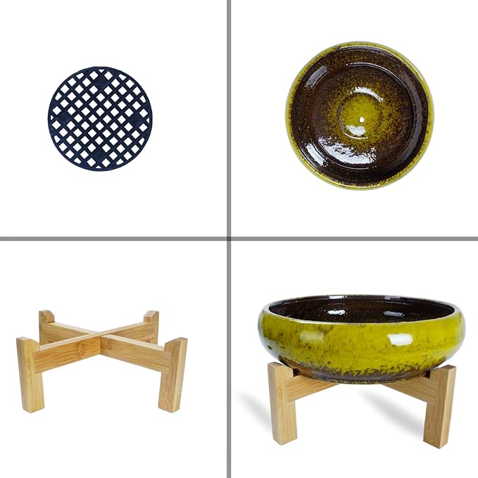 ARTKETTY Ceramic Succulent Planter, 10 inch - Image 4