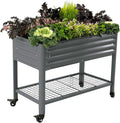 Rolling Elevated Raised Garden Bed-V Series, 700 Lbs Weight Capacity, Outdoor by VegoGarden