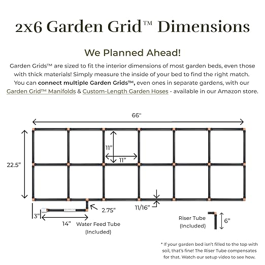 Garden Grid Watering System | Raised Garden Bed Drip Irrigation System – But - Image 9